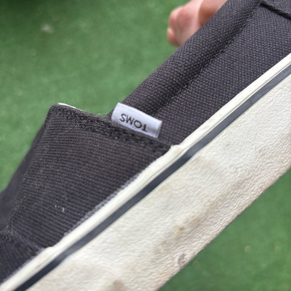 TOMS Alpargata Fenix Slip On Mens Black Canvas Casual Shoes Size W 6.5 - Picture 6 of 7